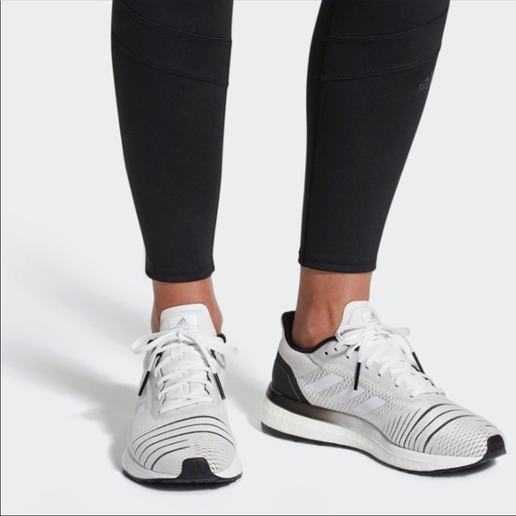 adidas Shoes - Adidas white solar drive sneakers tennis shoe